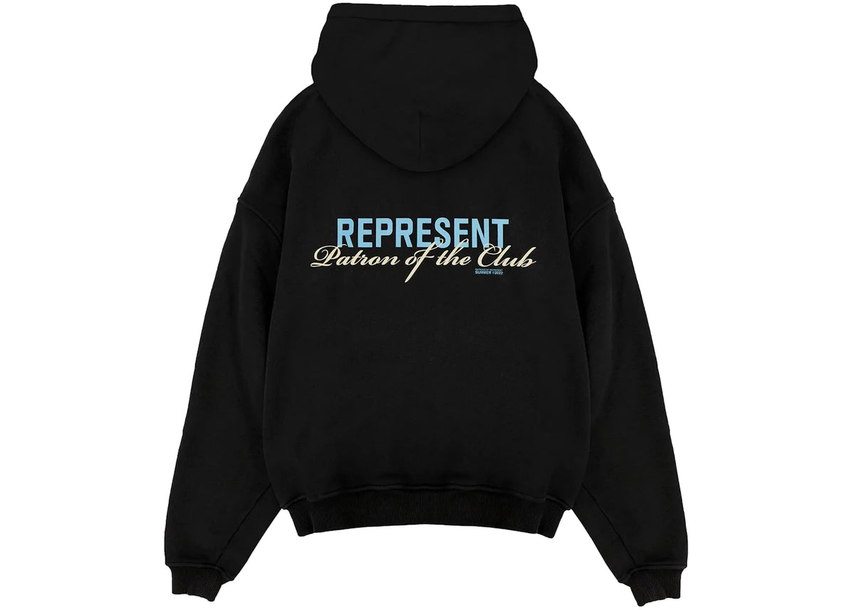 Represent Patron Of The Club Hoodie Black
