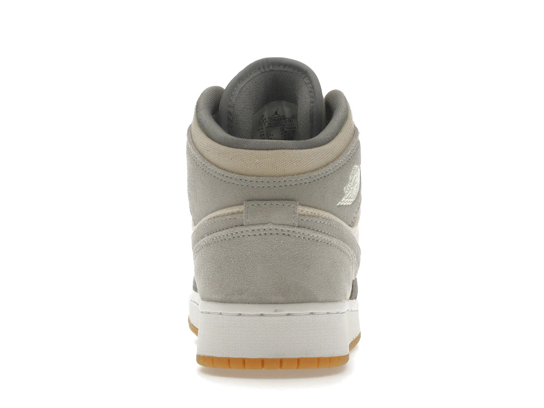 Jordan 1 Mid SE Coconut Milk Particle Grey (GS)