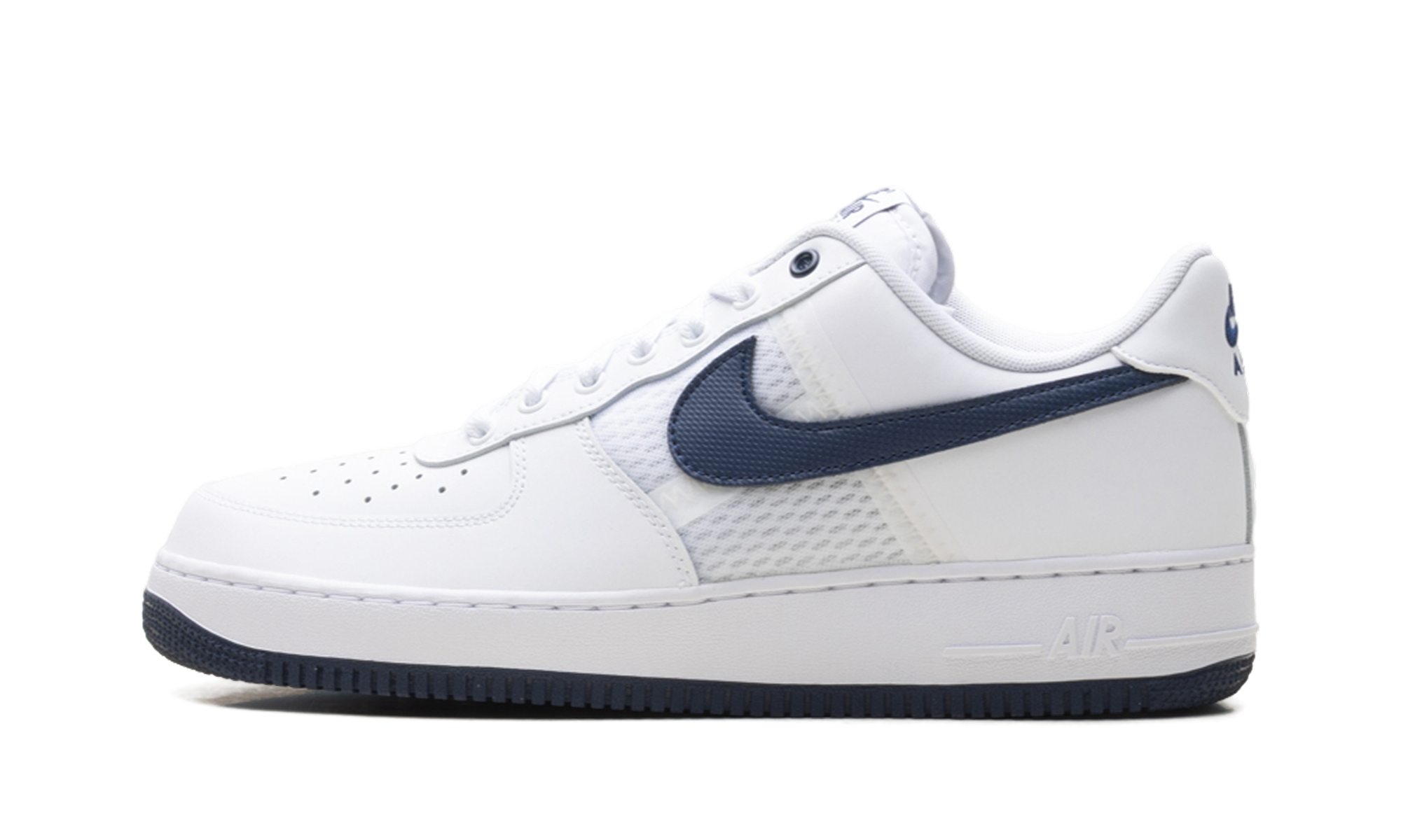 Nike Air Force 1 Low '07 LV8 SE Mesh Tape White Midnight Navy