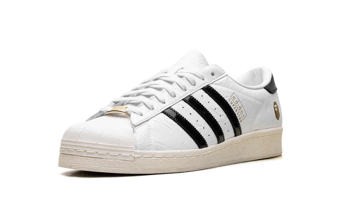 adidas Superstar Vintage Bape White Black