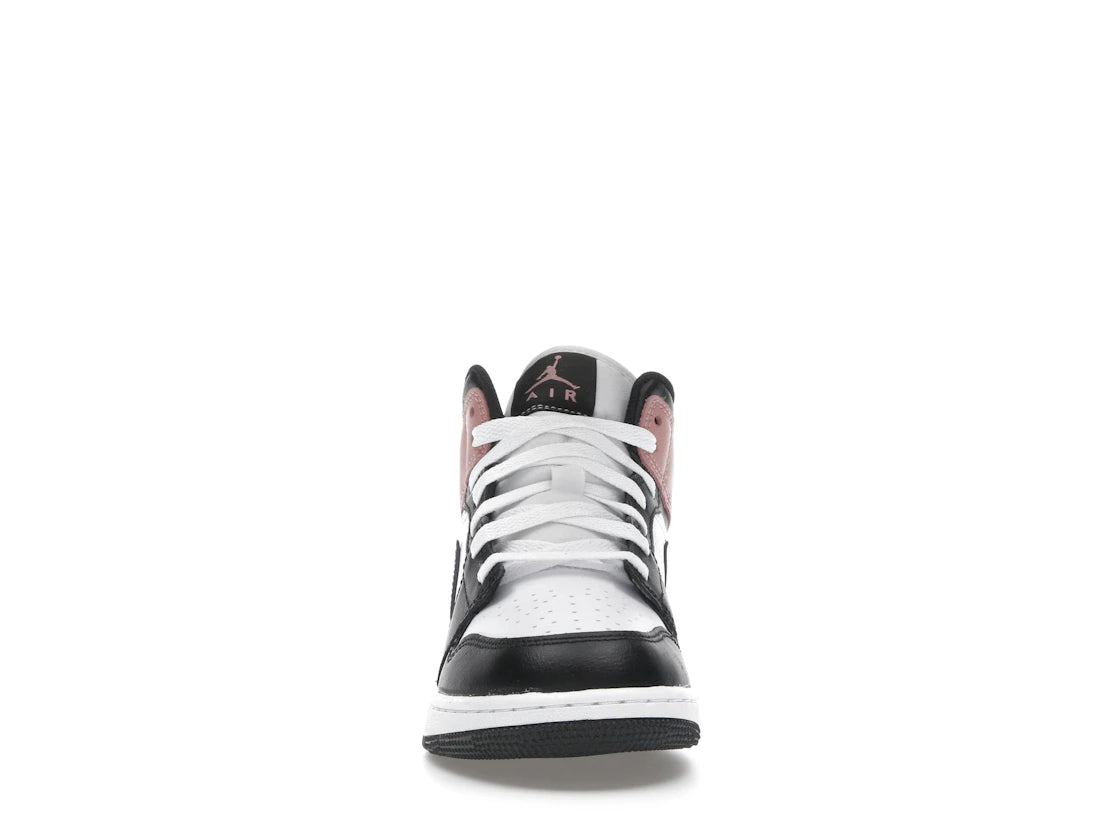 Jordan 1 Mid White Rust Pink Black (GS)