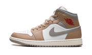 Jordan 1 Mid Rattan White College Grey