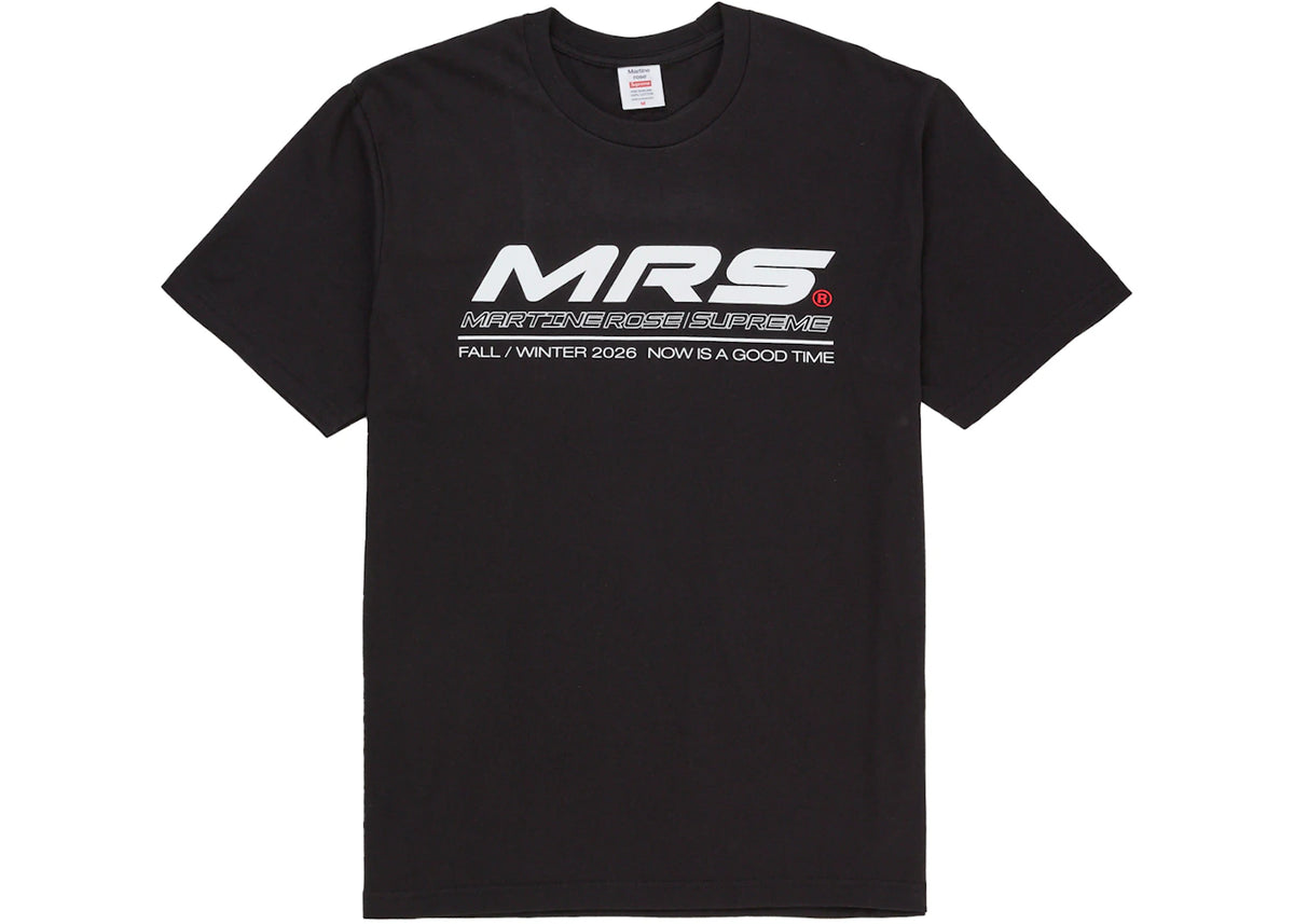Supreme Martine Rose Now Tee Black