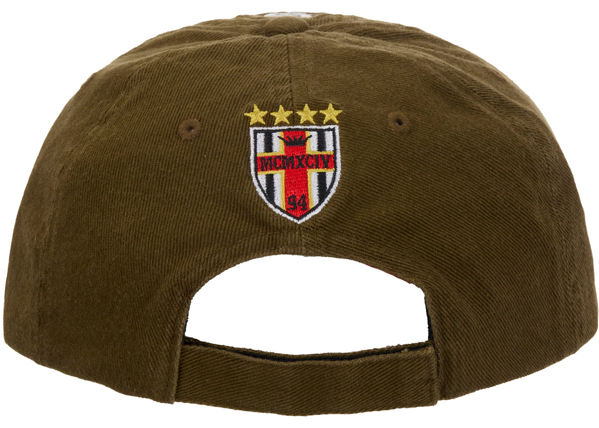 Supreme Cross 6-Panel Cap Brown