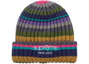 Supreme Classic Logo Chunky Ribbed Beanie (FW26) Multicolor