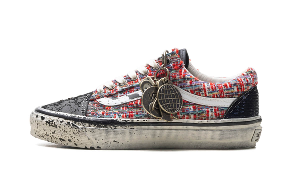 Vans Premium Old Skool Charms Red Black