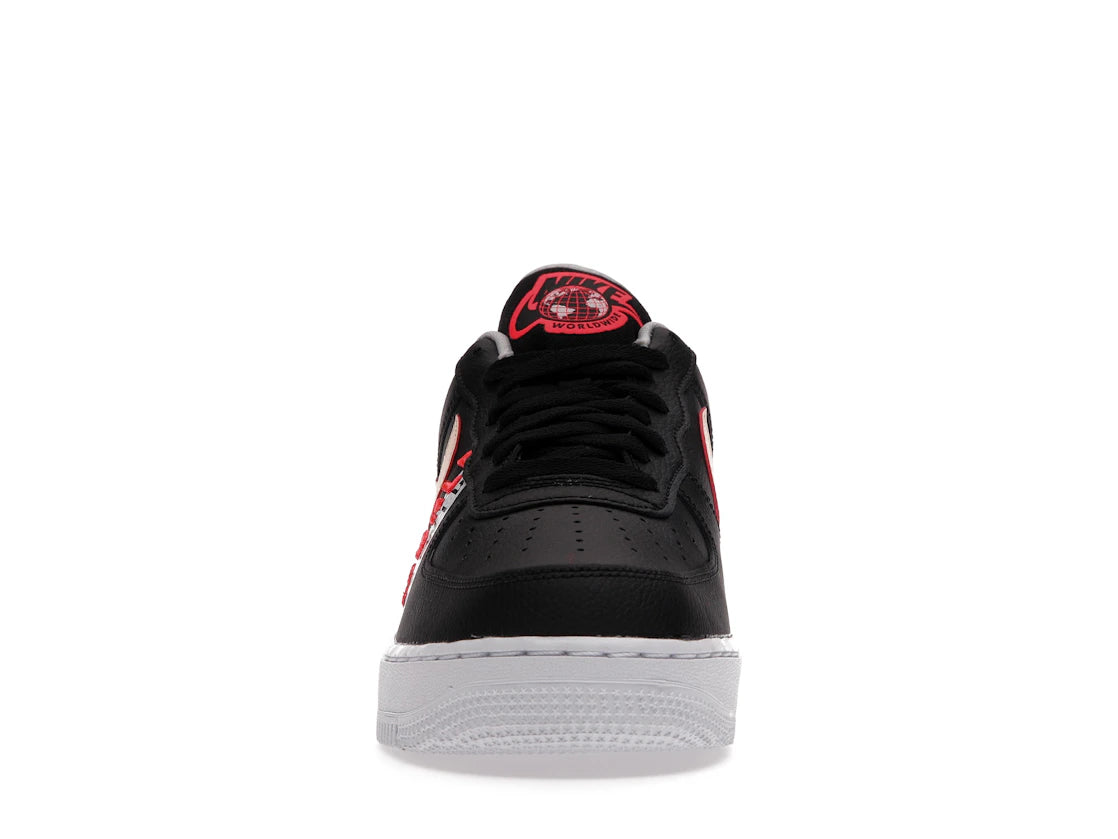 Nike Air Force 1 Low '07 LV8 Worldwide Pack Black Flash Crimson