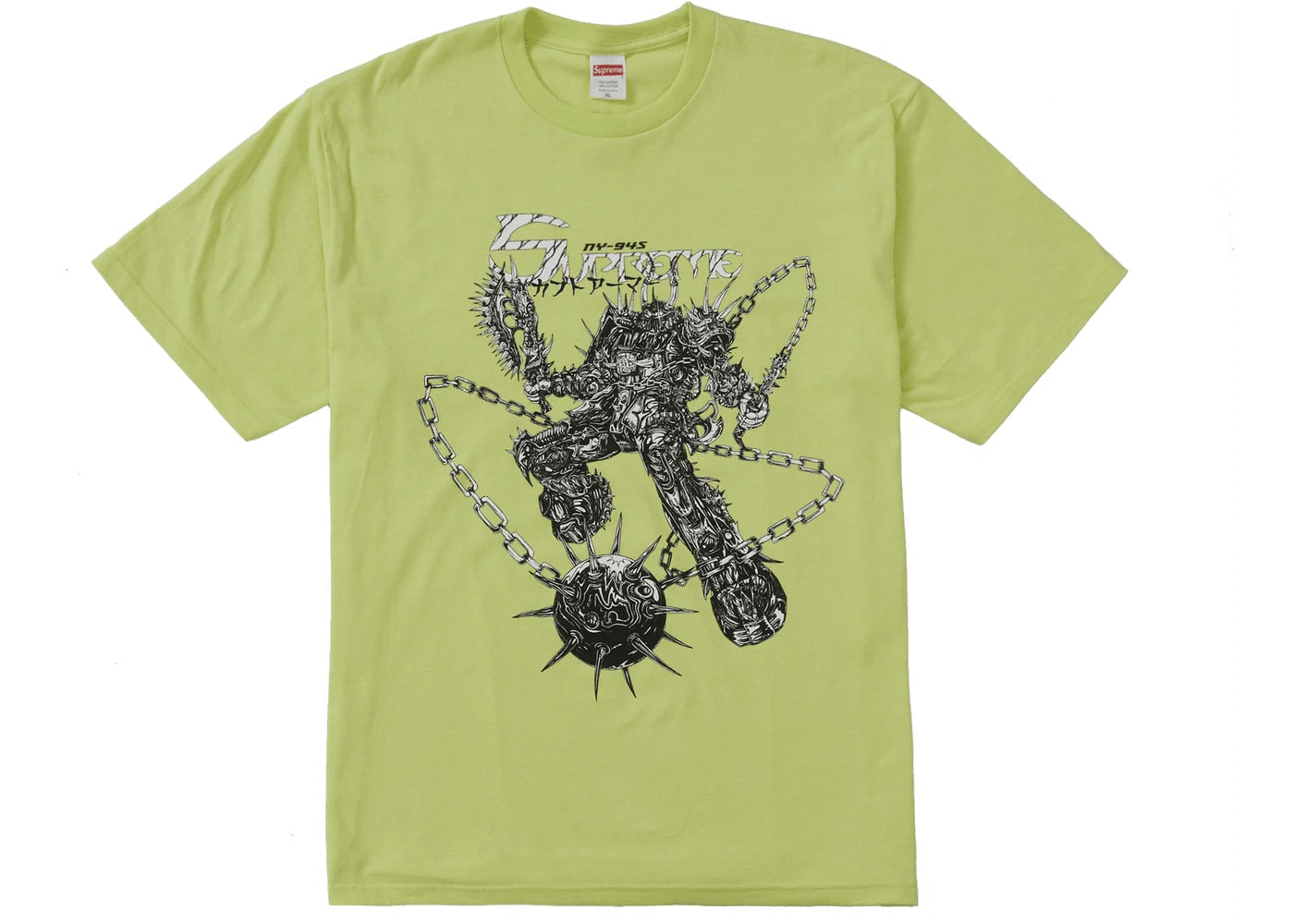 Supreme Spikes Tee Neon Green