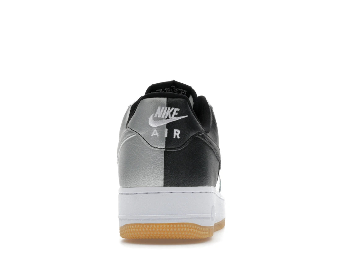Nike Air Force 1 Low '07 LV8 White Black Metallic Silver
