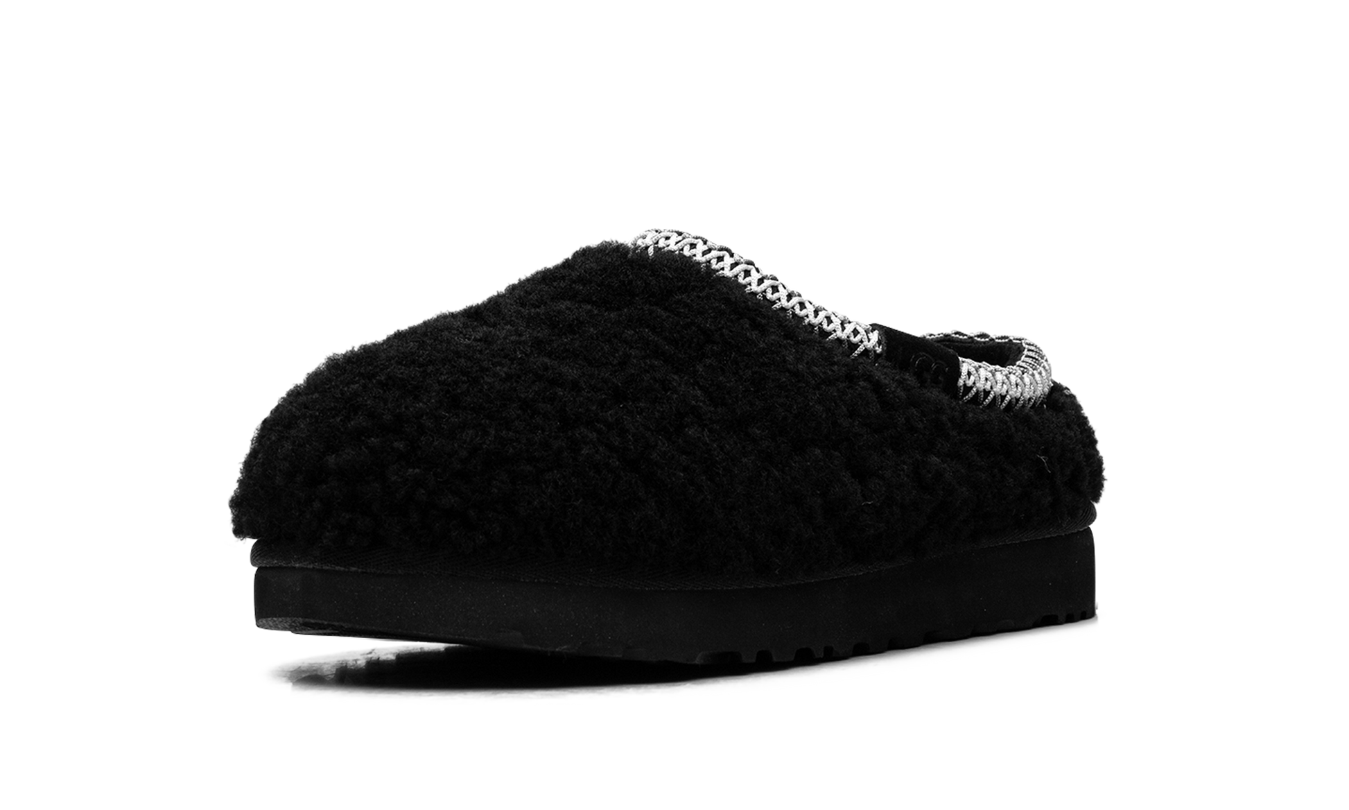 UGG Tasman Maxi Curly Slipper Black (Women's)