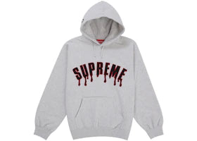 Supreme Ghostface Arc Hooded Sweatshirt Ash Grey