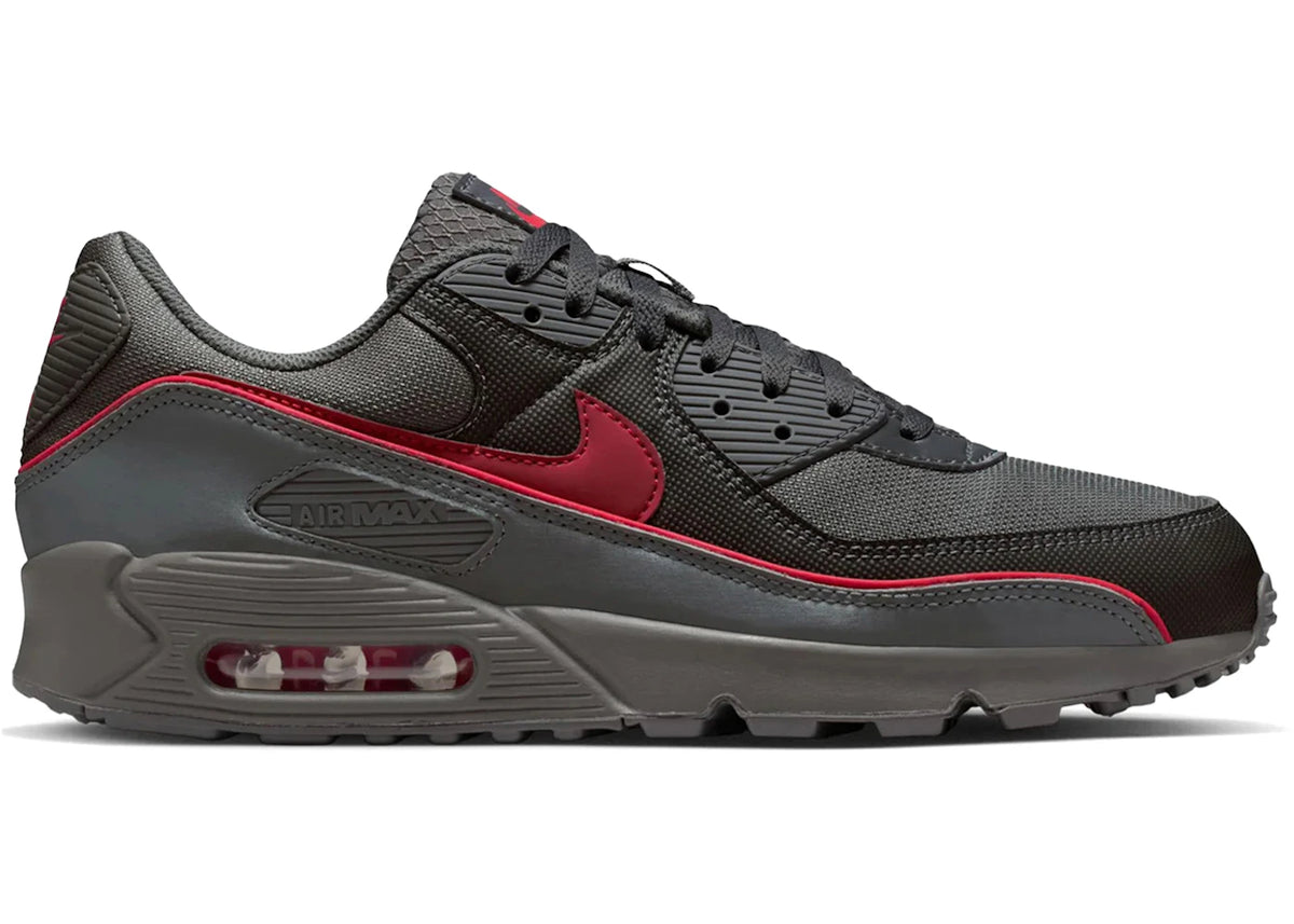 Nike Air Max 90 Premium Iron Grey University Red