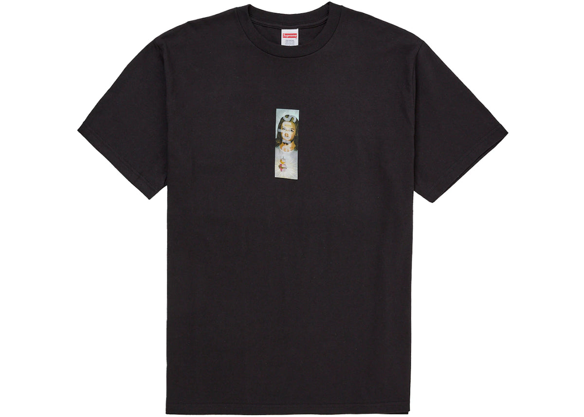 Supreme Prayer Card Box Logo Tee Black